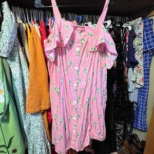 Crown and Ivy parrot themed dress